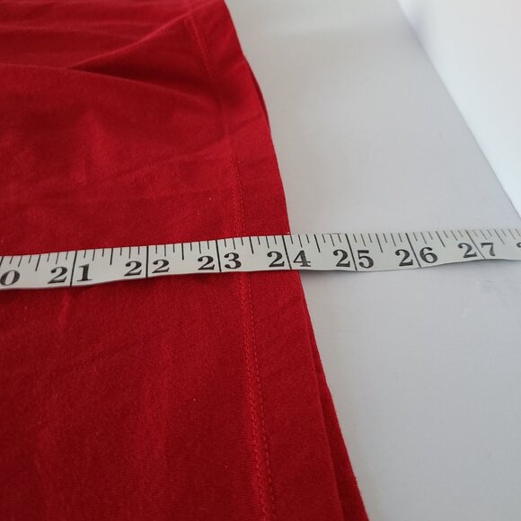 HOLIDAY EDITION?? RED THEME EMBROIDED/ APPLIQUE SNOWMEN /SNOWFLAKES SZ 1X/XG(16) - Picture 6 of 8